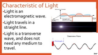 Properties and characteristics of light 4