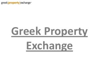 Greek Property
Exchange

 