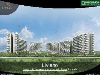 http://www.liviano.in/ Marketed By Amura
Liviano
Luxury Apartments in Kharadi, Pune for sale
 