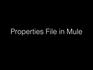 Properties File in Mule
 