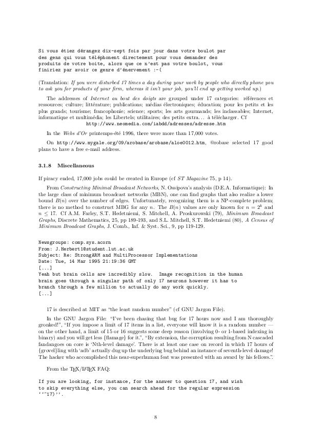 Properties Of 17