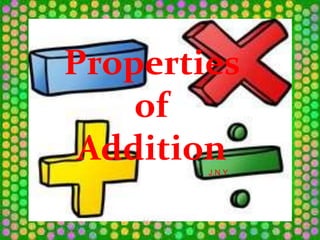 Properties
of
Addition
J.N.Y
 