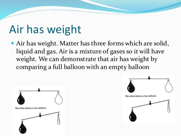 Properties of air