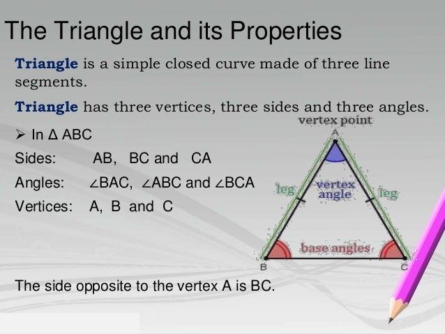 properties of a triangle