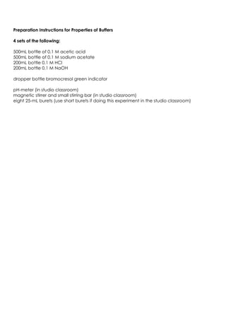 Properties of buffers | PDF