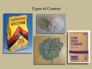 Types of Cement
 