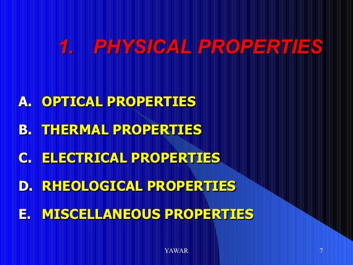Properties of dental materials lecture two