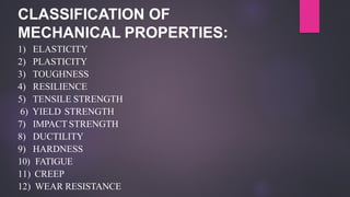 Properties of engineering materials | PPT