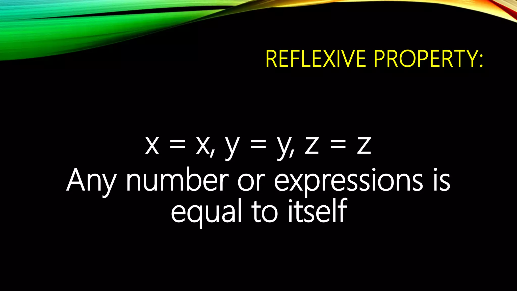Properties of equality | PPTX