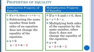 Property Of Equality In Math Understanding Equality and Its Properties in Mathematics with Examples ...