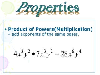 Propertiesofexponents | PPT | Physics | Science