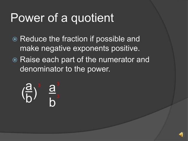 Properties of exponets | PPTX