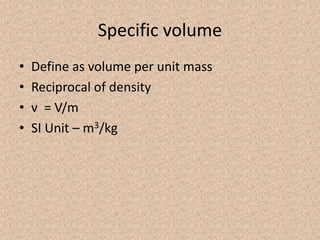 Properties of fluids 