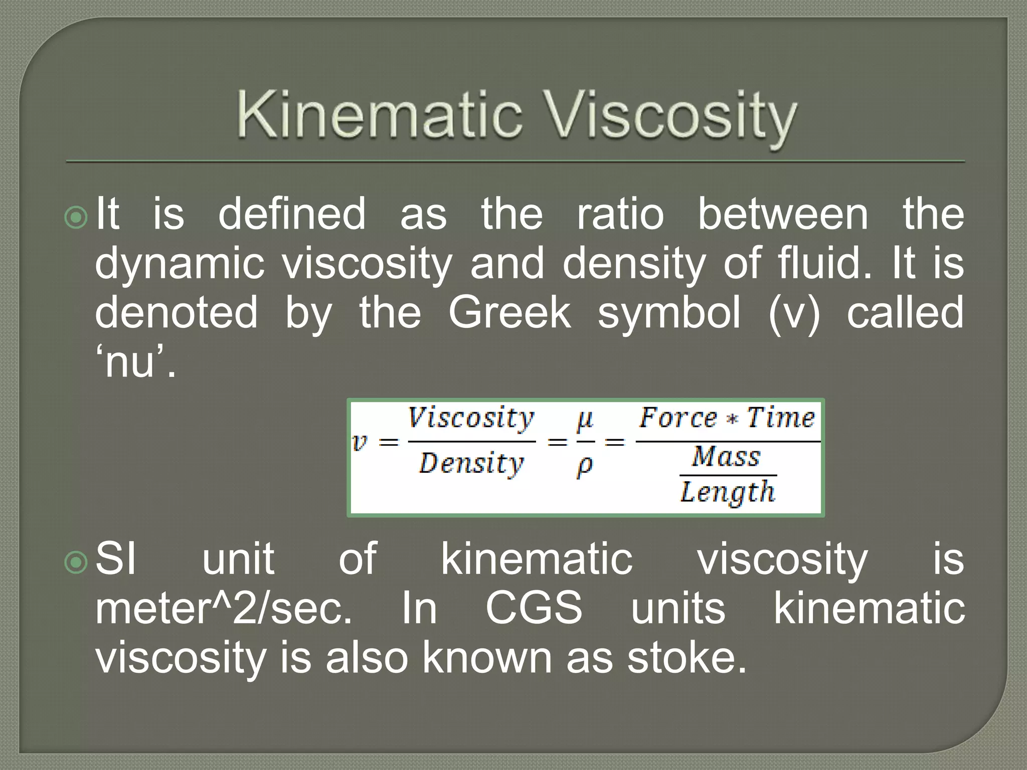 Properties of fluids c | PPTX