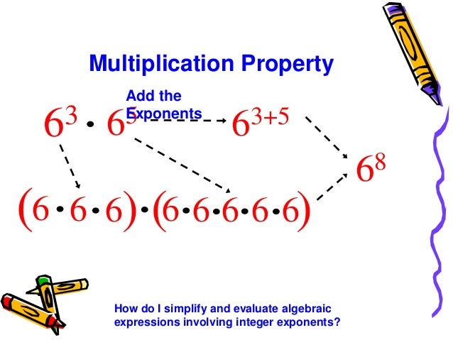 Properties of integer exponents edmodo 2012 13