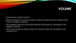 Properties of liquids power point | PDF