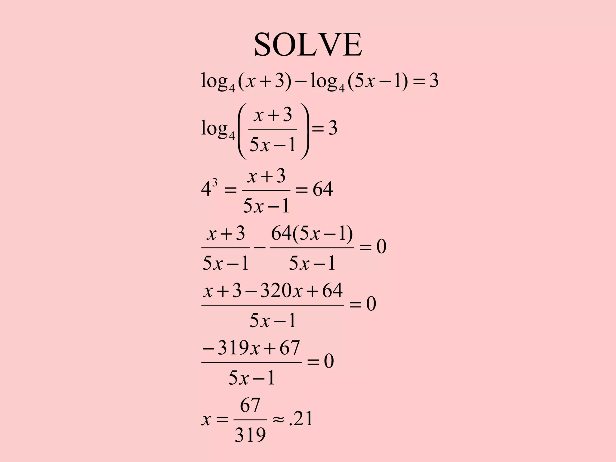 SOLVE 
