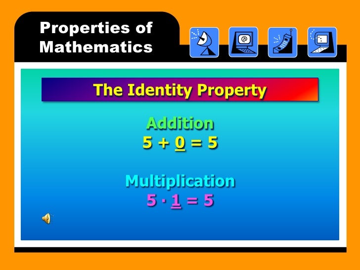 Properties Of Mathematics 2007