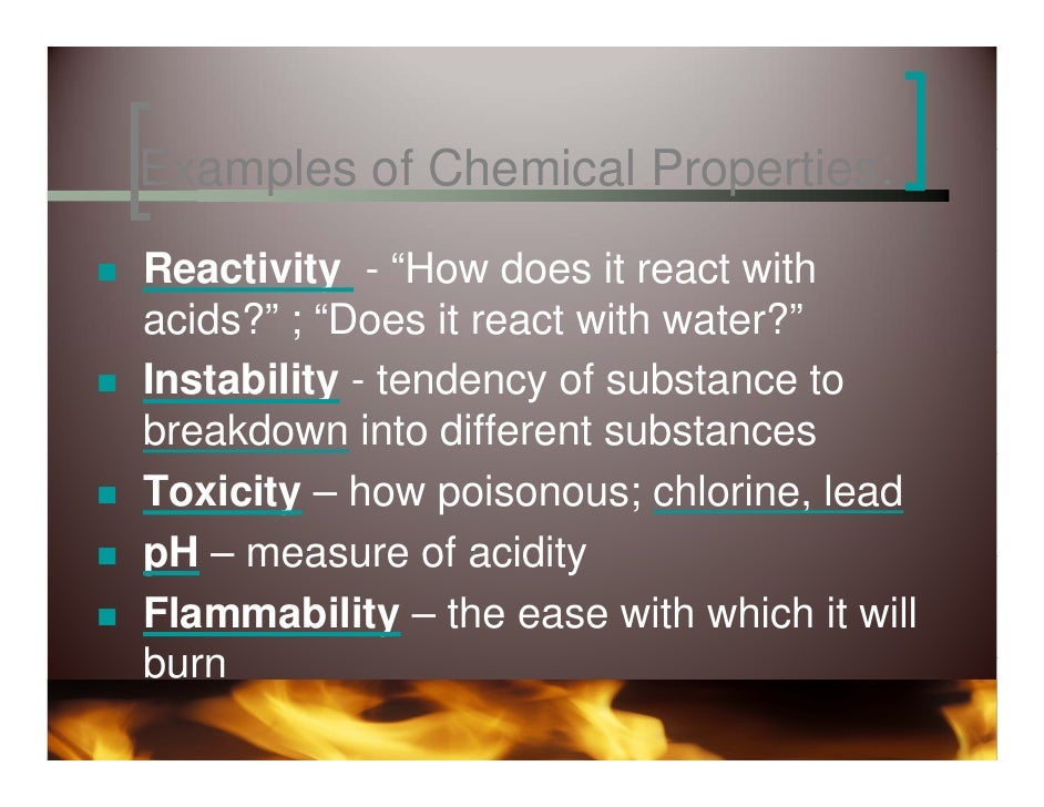 Properties Of Matter