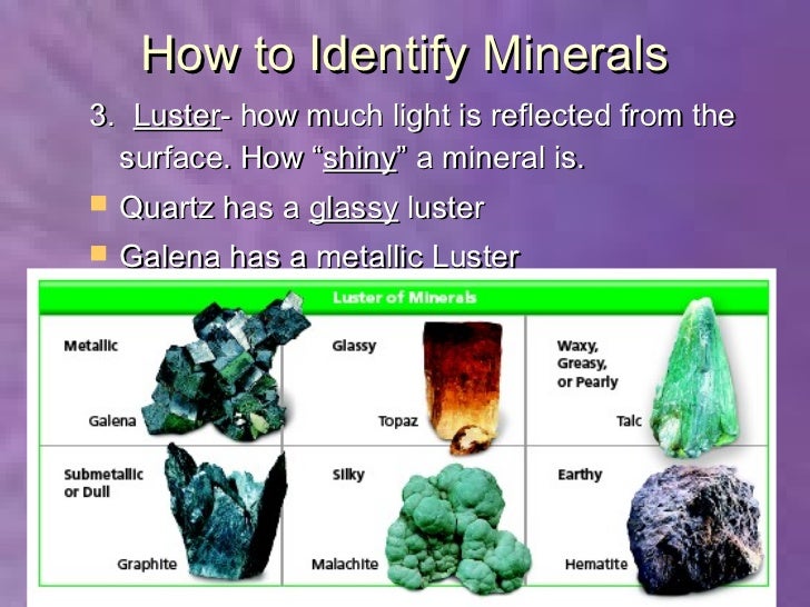 Properties of Minerals