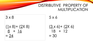 Triple Property Math Properties of multiplication grade three math | PPTX