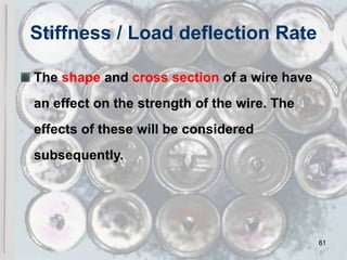 Properties of orthodontic wires | PPT