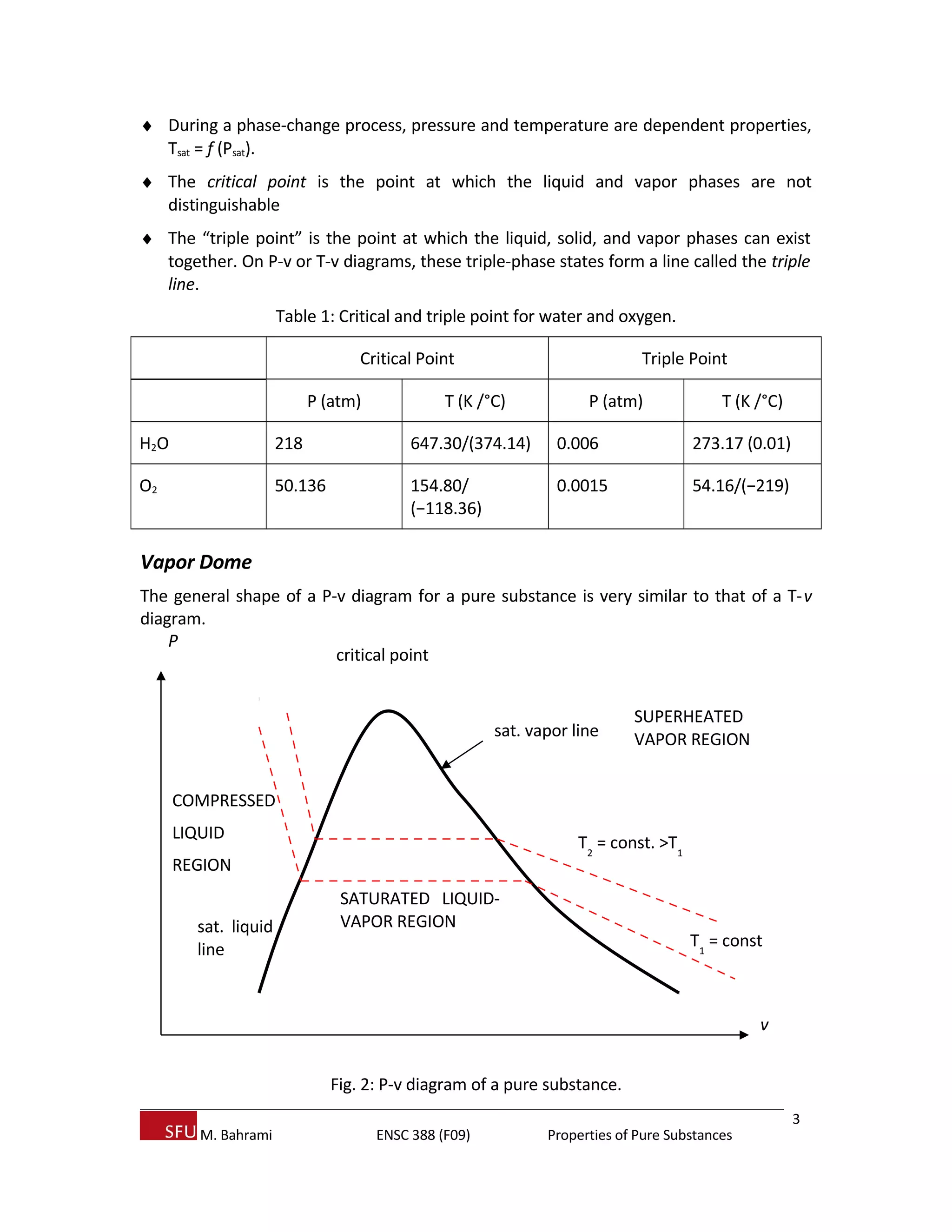 Properties of pure substances | DOC
