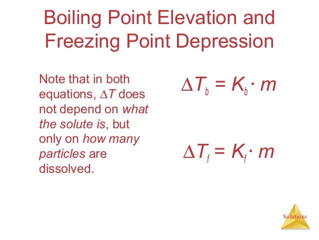 calculating boiling point