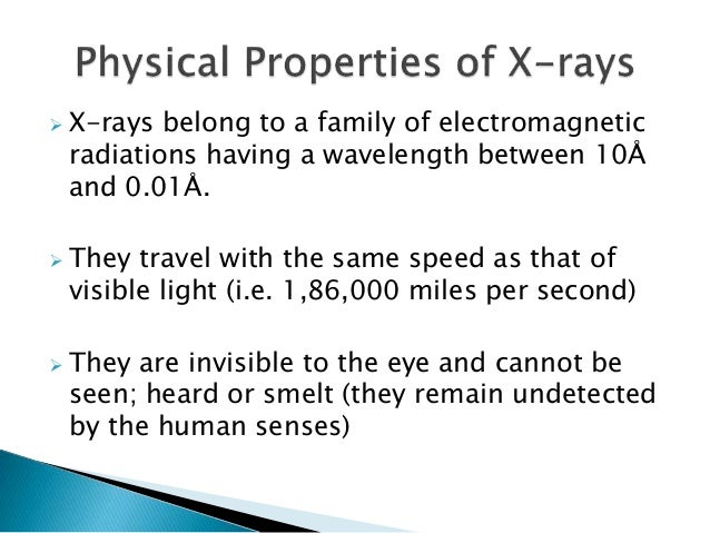  X-rays are produced by the collision of
electrons with tungsten atoms. The collisions
which occur are of two types, thus...