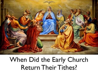 Collecting Tithes on the Sabbath: Is It Biblical | PPT