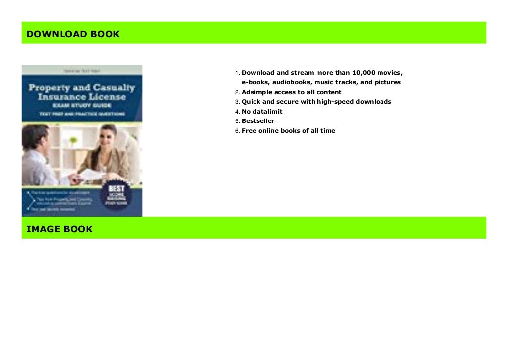 Get (Books) Property and Casualty Insurance License Exam