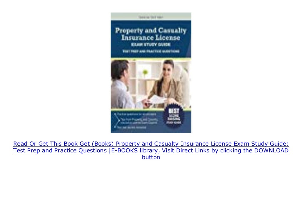 Get (Books) Property and Casualty Insurance License Exam