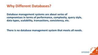 Property graph vs. RDF Triplestore comparison in 2020 | PPT