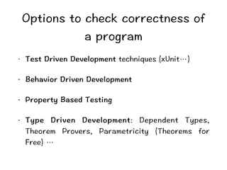 1RVKQPUVQEJGEMEQTTGEVPGUUQH 
CRTQITCO 
ō 6GUVTKXGPGXGNQROGPVVGEJPKSWGU
Z7PKVŎ 
ō $GJCXKQTTKXGPGXGNQROGPV 
ō 2TQRGTV[$CUGF6GUVKPI 
ō 6[RG TKXGP GXGNQROGPV GRGPFGPV 6[RGU 
6JGQTGO 2TQXGTU 2CTCOGVTKEKV[ 
6JGQTGOU HQT 
(TGGŎ 
 