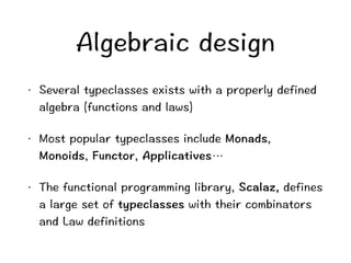#NIGDTCKEFGUKIP 
ō 5GXGTCNV[RGENCUUGUGZKUVUYKVJCRTQRGTN[FGHKPGF 
CNIGDTC
HWPEVKQPUCPFNCYU 
ō /QUVRQRWNCTV[RGENCUUGUKPENWFG/QPCFU 
/QPQKFU(WPEVQT#RRNKECVKXGUŎ 
ō 6JGHWPEVKQPCNRTQITCOOKPINKDTCT[5ECNCFGHKPGU 
CNCTIGUGVQHV[RGENCUUGUYKVJVJGKTEQODKPCVQTU 
CPF.CYFGHKPKVKQPU 
 
