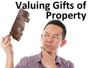 Valuing Gifts of
Property
 