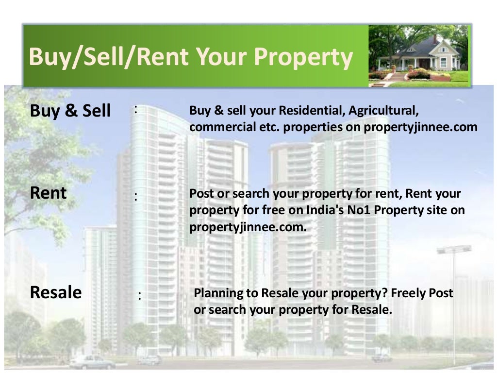 Buy & Sell property with the help of