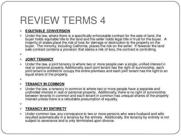 Cotenancy vs tenants in common Cotenancy vs tenants in common