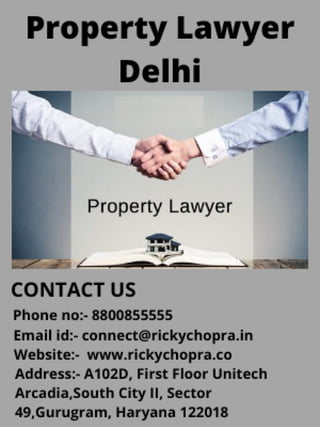 Property lawyer delhi