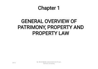 General Property Examples Comprehensive Overview of General Property Law and Rights | PDF