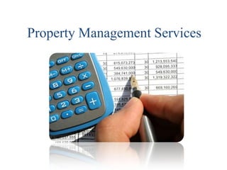 Property Management Services
 