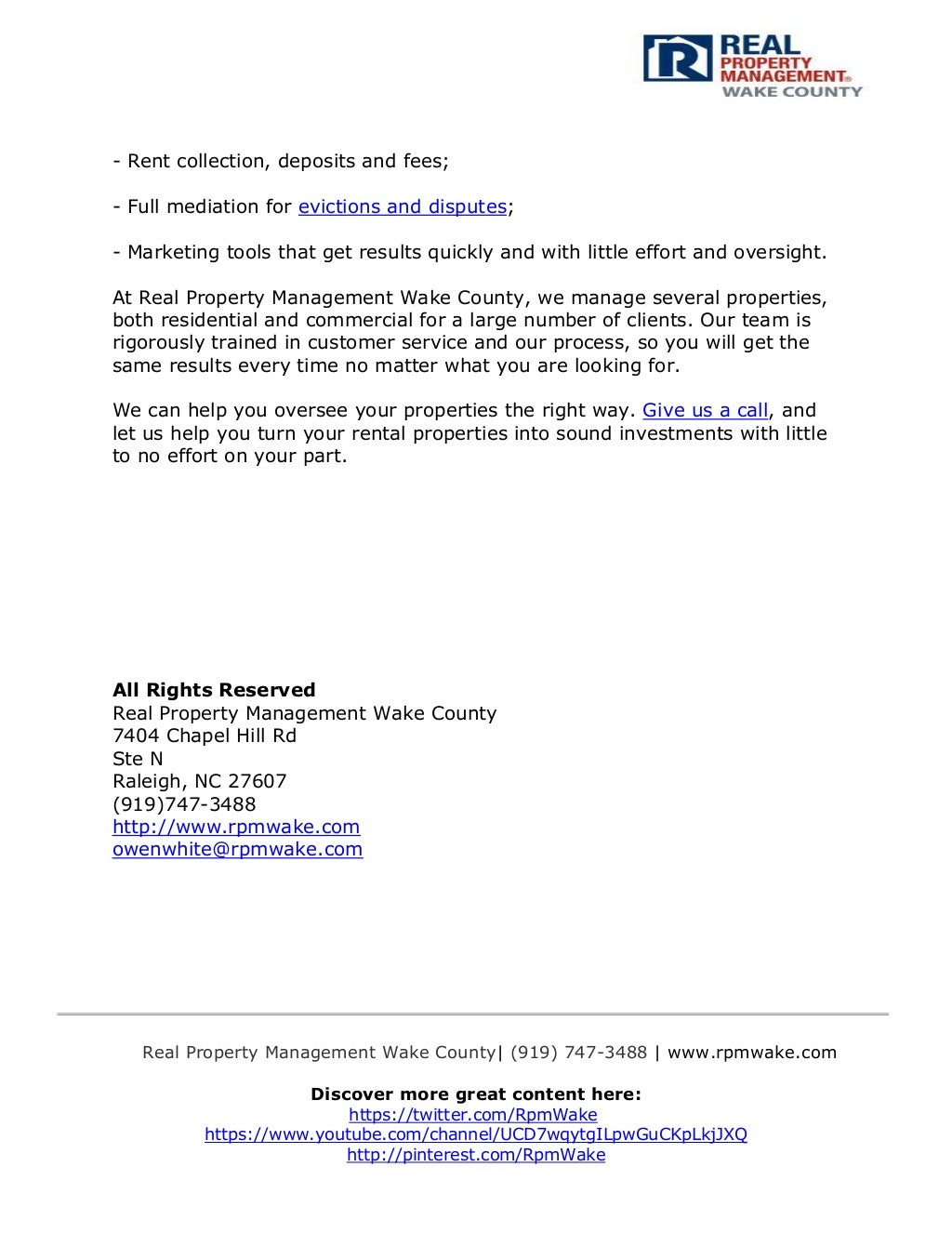 Property Management What Can You Expect?