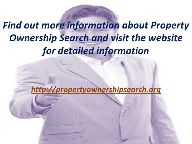 Property Ownership Search and Its Significance
