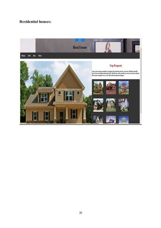 35
Residential houses:
 