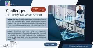 Property Tax Assessment
What to Do: Carefully review your property's assessment notice for
errors such as incorrect square...