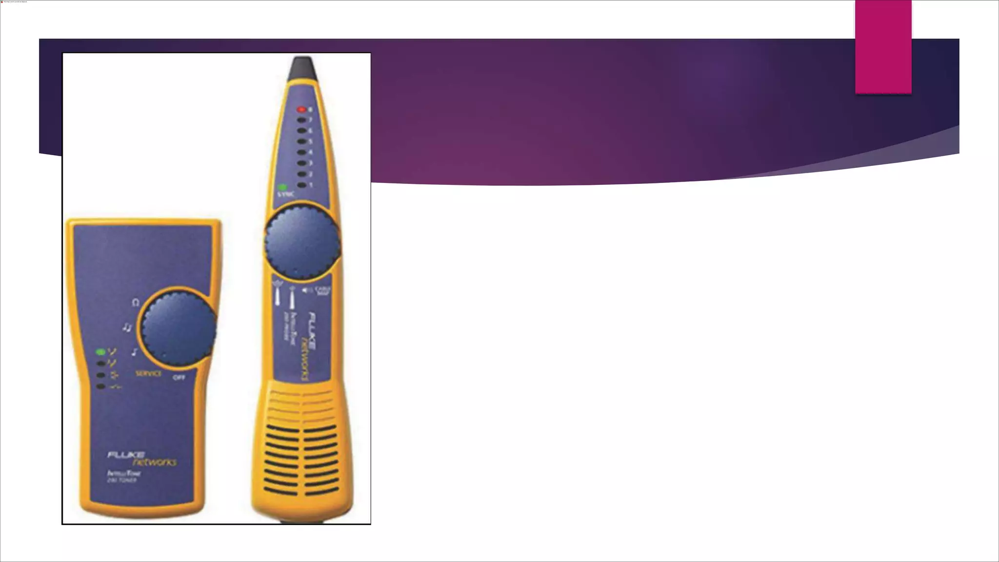 Tone generator and probe
 