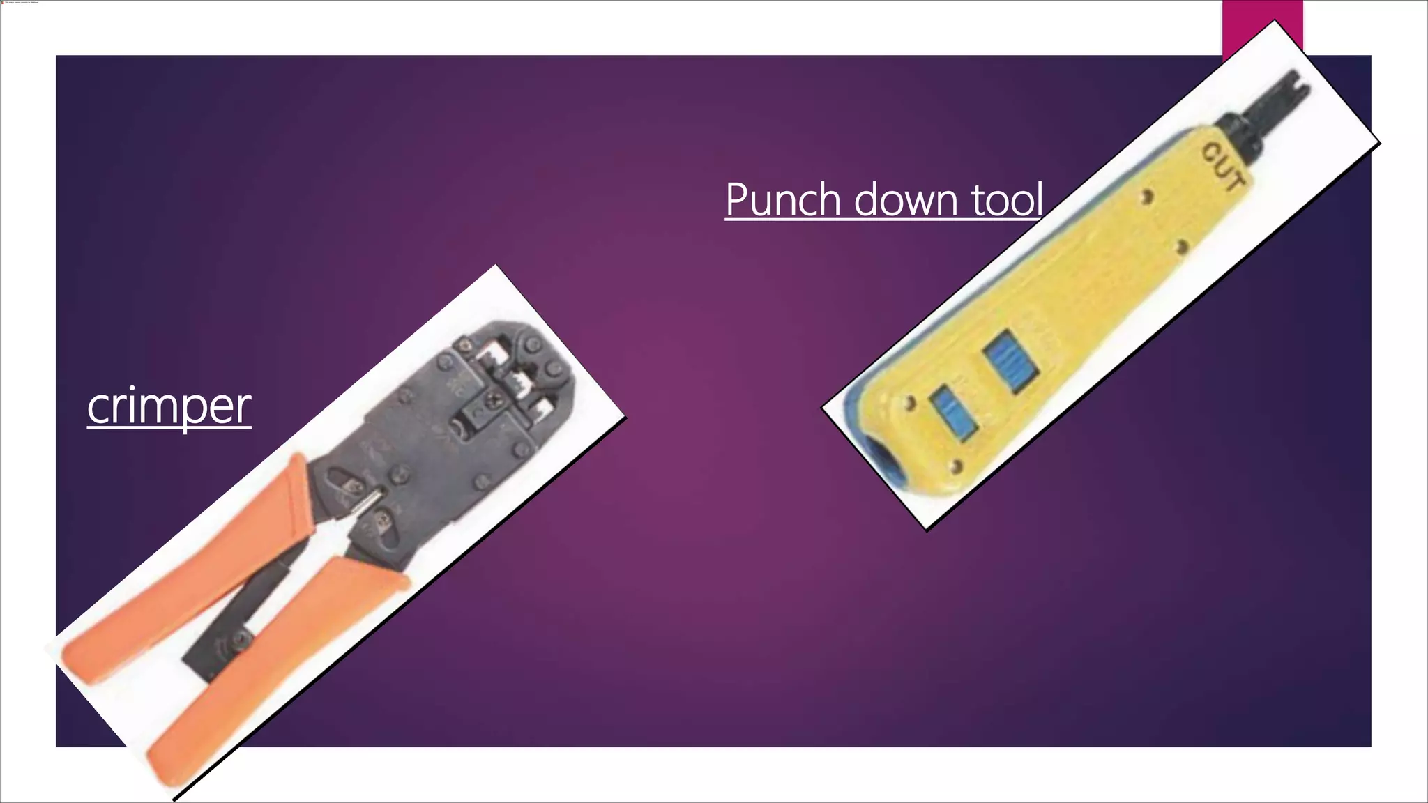 Punch down tool
crimper
 