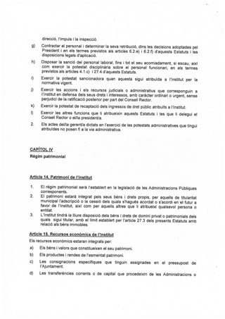 Nova proposta d'estatuts a 5 de febrer