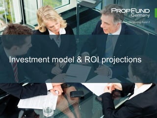 Investment model & ROI projections
 