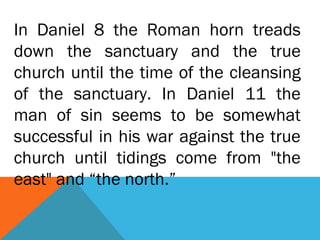 Those who might wish further
historical and contemporary evidence
for the 1,260-year prophecy as
historically believed by Adventists,
may wish to consult another article by
the present author, titled, "The
Prophecy Standeth Sure," written to
mark the 200th anniversary of the
captivity of Pope Pius VI in 1798 (9).
 